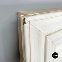 画像をギャラリービューアに読み込む, Double swing door entirely in white wood, early 1900s