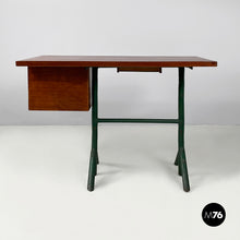 Load image into Gallery viewer, Desk in wood and metal, 1960s