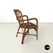 Load image into Gallery viewer, Armchairs in bamboo, 1960s