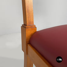 Carica l'immagine nel visualizzatore di Gallery, Wooden chairs with burgundy sky, 1940s