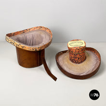 将图片加载到图库查看器,Party set with leather hatbox, mid 1900s