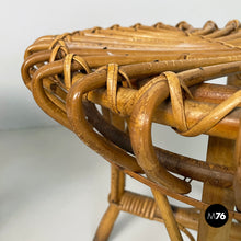 画像をギャラリービューアに読み込む, Stools in rattan, 1960s