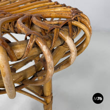 画像をギャラリービューアに読み込む, Stool in rattan, 1960s