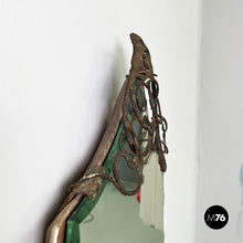 画像をギャラリービューアに読み込む, Wall mirror with iron curl details, 1960s