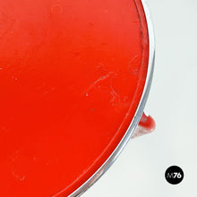 画像をギャラリービューアに読み込む, Coffee table in red metal, 1980s