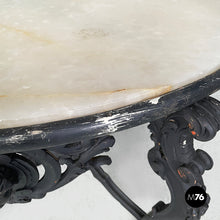 Charger l'image dans la galerie, Coffe table in wood and marble, late 1900th
