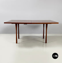 画像をギャラリービューアに読み込む, Coffee table with extendable top in wood, 1960s
