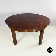 画像をギャラリービューアに読み込む, Oval dining table in wood, 1930s