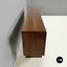 画像をギャラリービューアに読み込む, Wooden sideboard with four doors by Gio Ponti, 1940s