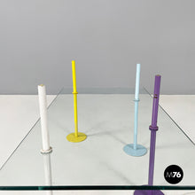将图片加载到图库查看器,Coffe table in glass and metal rods, 1980s