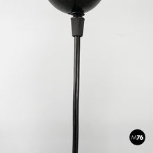 画像をギャラリービューアに読み込む, Round white glass chandelier, 1950s