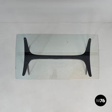 画像をギャラリービューアに読み込む, Coffee table in wood and glass , 1950s