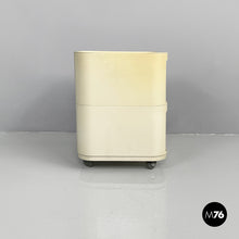 将图片加载到图库查看器,White plastic modular chest of drawers by Anna Castelli for Kartell, 1970s