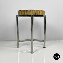 将图片加载到图库查看器,Wooden and metal coffee table, 1970s