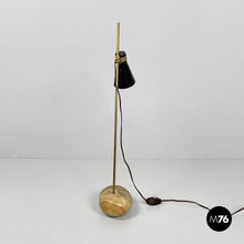 将图片加载到图库查看器,Brass and onyx table lamp LTA1 Sasso by Luigi Caccia Dominioni for Azucena, 1950s