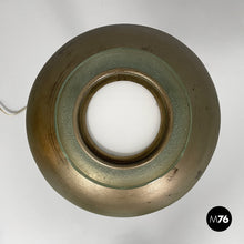 画像をギャラリービューアに読み込む, Brass and glass table lamp, 1920s