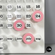 Load image into Gallery viewer, Pink rings for the perpetual wall calendar by Ring A Date, 2020s