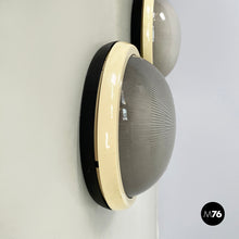 画像をギャラリービューアに読み込む, Wall lamps with molded glass and plastic, 1970s