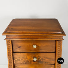 Load image into Gallery viewer, Wooden chest of drawers with bookstand, 1800s