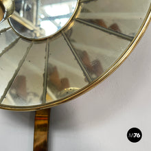 Charger l'image dans la galerie, Candle holder in brass and mirror, 1950s