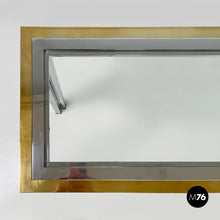 画像をギャラリービューアに読み込む, Console in glass, brass and steel by Nanda Vigo, 1970s
