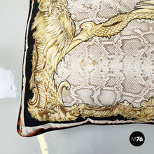 画像をギャラリービューアに読み込む, Fabric cushion by Roberto Cavalli, 2000s