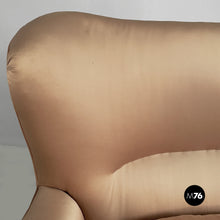 Charger l'image dans la galerie, Pink beige silk sofa, 1940s