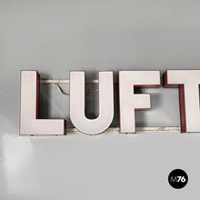 Load image into Gallery viewer, Sign Lufthansa in white plexiglass, 1970s