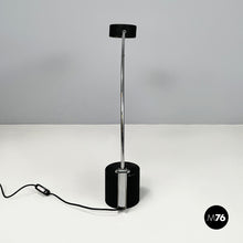 画像をギャラリービューアに読み込む, Adjustable table lamp in black metal, 1980s