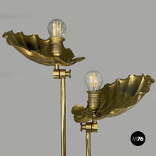 Charger l'image dans la galerie, Brass floor lamp, 1970s