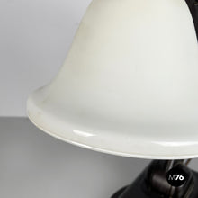 将图片加载到图库查看器,Table lamp in opaline glass and bakelite, 1940s