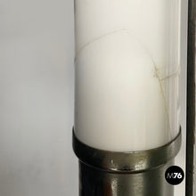 Load image into Gallery viewer, Wall lamps in opaline glass and metal, 1930s