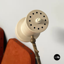 画像をギャラリービューアに読み込む, Bed with bedside tables and lamps by Arredamenti Dell'Orso, 1950s