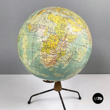 画像をギャラリービューアに読み込む, Table globe in metal, 1960s