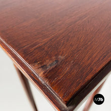 Carica l'immagine nel visualizzatore di Gallery, Pedestal in wood and brass, mid 1800s