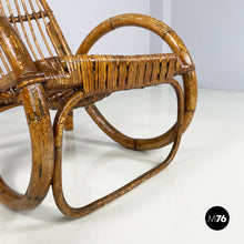 Carica l'immagine nel visualizzatore di Gallery, Armchairs in rattan, 1960s