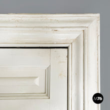 画像をギャラリービューアに読み込む, Double swing door entirely in white wood, early 1900s