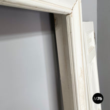 画像をギャラリービューアに読み込む, Double swing door entirely in white wood, early 1900s