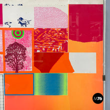 画像をギャラリービューアに読み込む, Geometrical painting on paper, 1970s