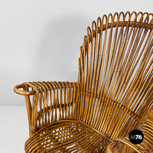 Load image into Gallery viewer, Rattan armchair by Antonio Dal Vera, 1960s