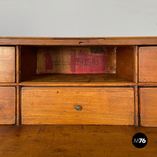 Carica l'immagine nel visualizzatore di Gallery, Wooden drop-leaf sideboard, 1930s