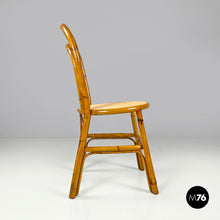 画像をギャラリービューアに読み込む, Rattan and Vienna straw chairs, 1970s