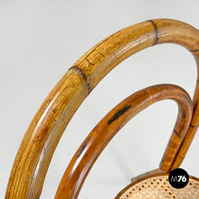 画像をギャラリービューアに読み込む, Rattan and Vienna straw chairs, 1970s