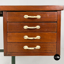 Load image into Gallery viewer, Desk in wood and metal, 1960s