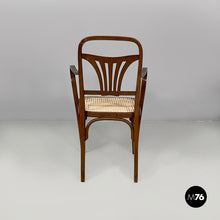 Load image into Gallery viewer, Chair in wood and straw, 1930s