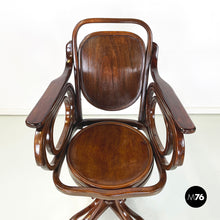 Charger l'image dans la galerie, Swivel chair in wood by Thonet, 1900s