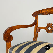 Charger l'image dans la galerie, Chairs in wood and fabric, mid 19th century