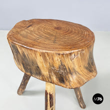 画像をギャラリービューアに読み込む, Rustic table stools in wood, 2000s