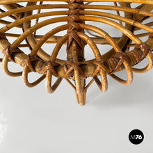 画像をギャラリービューアに読み込む, Stool in rattan, 1960s