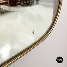 Charger l'image dans la galerie, Wall mirror with brass, 1950s